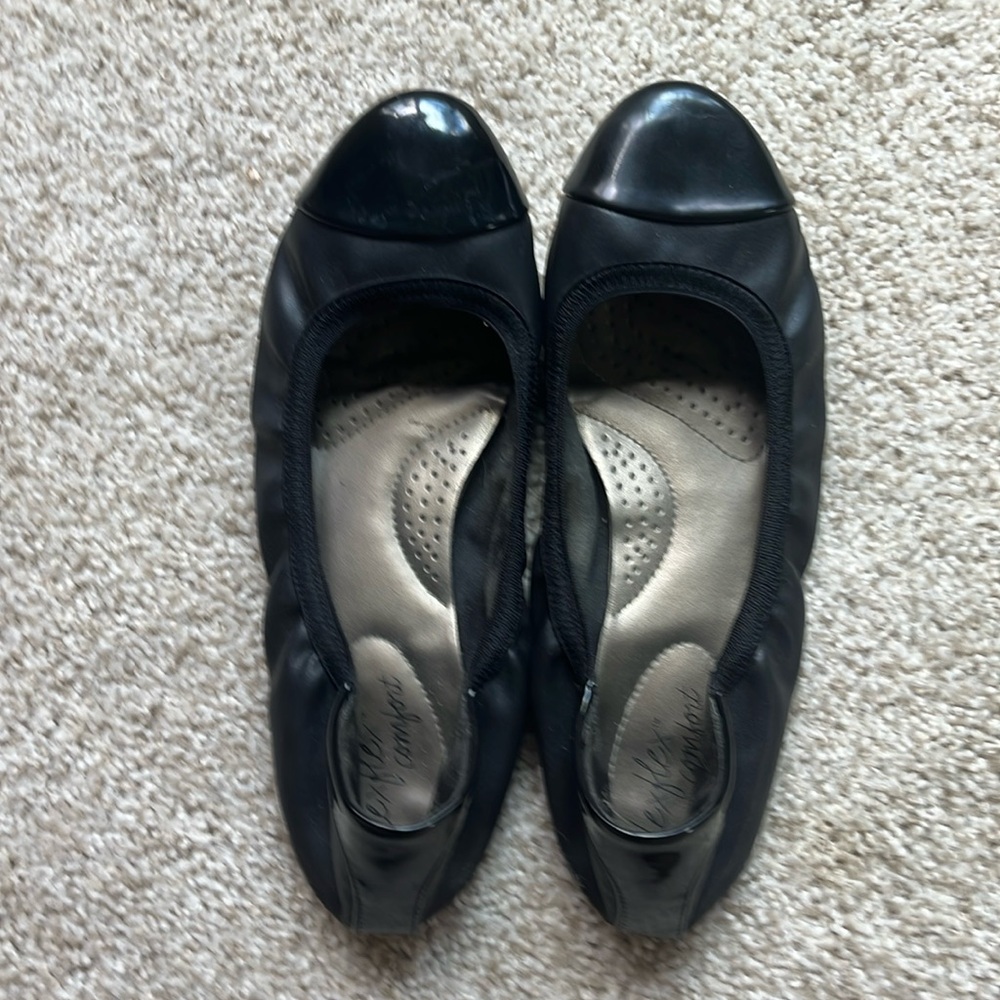 Dexflex Comfort Women’s Ballet Flats Black Size 8 1/2